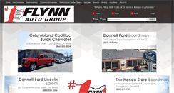 Desktop Screenshot of flynnautogroup.com